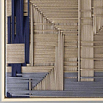 Аксессуар Геометрическая абстракция Figurative Beige Wall Hangings варинант исполнения - 1 | Loft Concept в Костроме