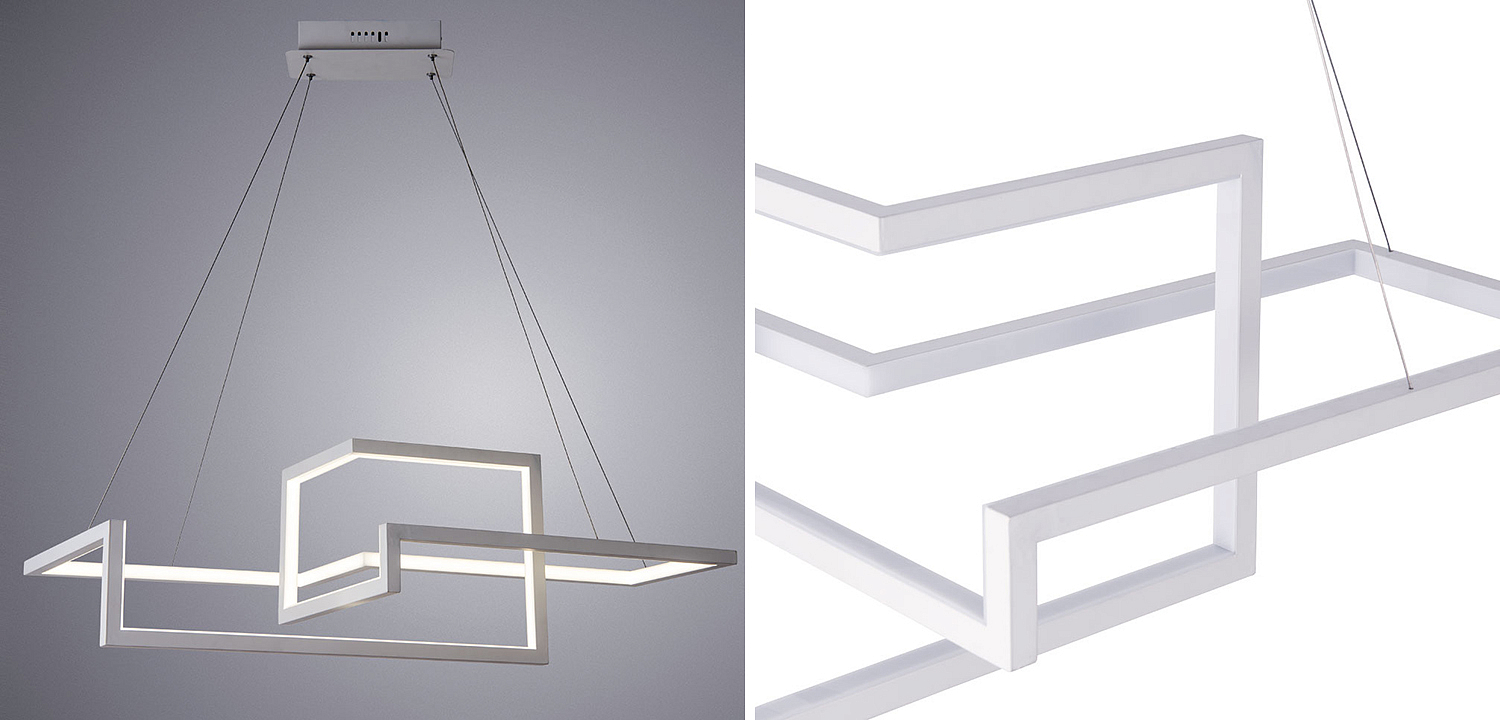 Люстра Esther Geometric White Chandelier II Люстра Esther Geometric White Chandelier II - Loft-Concept в Костроме