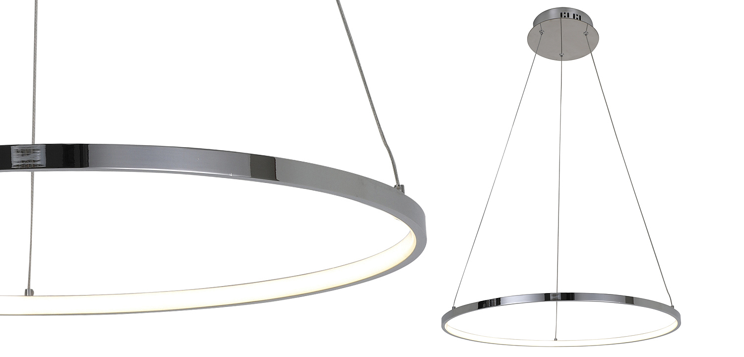 Люстра Ring Horizontal chromium 60 Люстра Ring Horizontal chromium 60 - Loft-Concept в Костроме