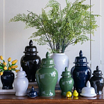 Ваза с крышкой однотонная Высота 48 см Chinoiserie Ceramics варинант исполнения - 6 | Loft Concept в Костроме