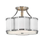 Потолочный светильник с декоративными заклепками Hinkley  варинант исполнения - 11 | Loft Concept в Костроме