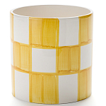 Кашпо из керамики с графическими принтами Brighter варинант исполнения - 5 | Loft Concept в Костроме