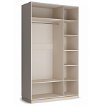 Шкаф трёхдверный с 1-ой зеркальной дверью Satin Furniture варинант исполнения - 3 | Loft Concept в Костроме