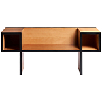 Дизайнерская скамейка  Canton  Beech and Black Bench варинант исполнения - 1 | Loft Concept в Костроме