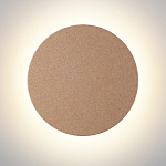 Бра круглое натуральная Пробка Natural Cork варинант исполнения - 3 | Loft Concept в Костроме