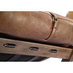 Двухместный диван Duncan винтажная коричневая кожа варинант исполнения - 3 | Loft Concept в Костроме