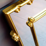 Зеркало прямоугольное Golden Classic Ornament Mirror варинант исполнения - 3 | Loft Concept в Костроме
