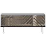 Длинная тумба с зеркальным декором Serena варинант исполнения - 5 | Loft Concept в Костроме