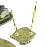 Настольный письменный набор из змеевика из 7-ми элементов Successful Leader варинант исполнения - 8 | Loft Concept в Костроме