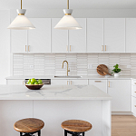 Подвесной светильник с белым стеклянным конусным плафоном Alora Mood варинант исполнения - 13 | Loft Concept в Костроме