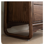 Вешалка деревянная с 2- мя ящиками Moon Walnut Furniture варинант исполнения - 10 | Loft Concept в Костроме