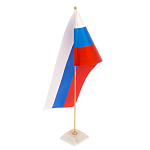 Флагшток на подставке из натурального камня Stone Flagpole варинант исполнения - 1 | Loft Concept в Костроме