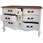 Комод бежевый в стиле Прованс Montmartre Provence Beige Wide варинант исполнения - 5 | Loft Concept в Костроме