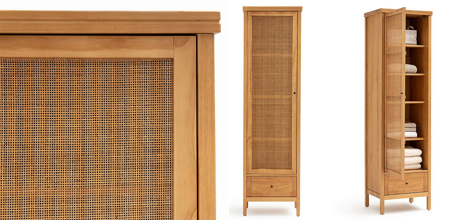 Шкаф Niels Wicker Cupboard Шкаф Niels Wicker Cupboard - Loft-Concept в Костроме