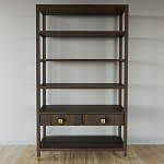 Стеллаж с двумя ящиками Elsa Dreams Walnut варинант исполнения - 4 | Loft Concept в Костроме