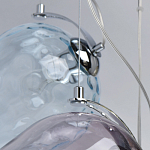 Люстра каскадная с 9-ю разноцветными стеклянными плафонами Kaleido варинант исполнения - 11 | Loft Concept в Костроме