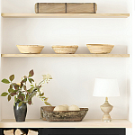 Настольная лампа деревянная с белым абажуром Wooden Table Lamp варинант исполнения - 6 | Loft Concept в Костроме