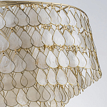 Люстра многоярусная с декором из натуральной морской ракушки Iridescent Light варинант исполнения - 8 | Loft Concept в Костроме