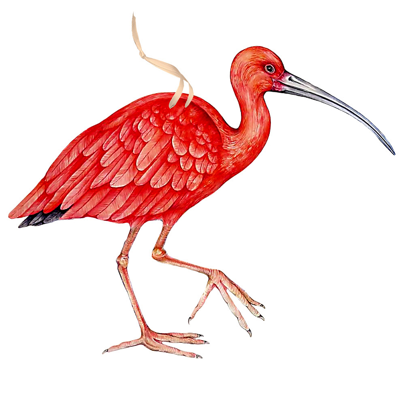 Арт-объект Scarlet Ibis Красный Арт-объект Scarlet Ibis Красный в Костроме | Loft Concept