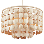 Люстра с каскадом из круглых декоративных элементов Texture Discs варинант исполнения - 2 | Loft Concept в Костроме