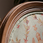 Барный стул из массива бука светло-зеленый с растительным орнаментом Raffael Angel Green Bar stool варинант исполнения - 4 | Loft Concept в Костроме