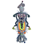 Кукла из одежды и павлопосадских платков Rusalka Blue Jeans 2 варинант исполнения - 1 | Loft Concept в Костроме