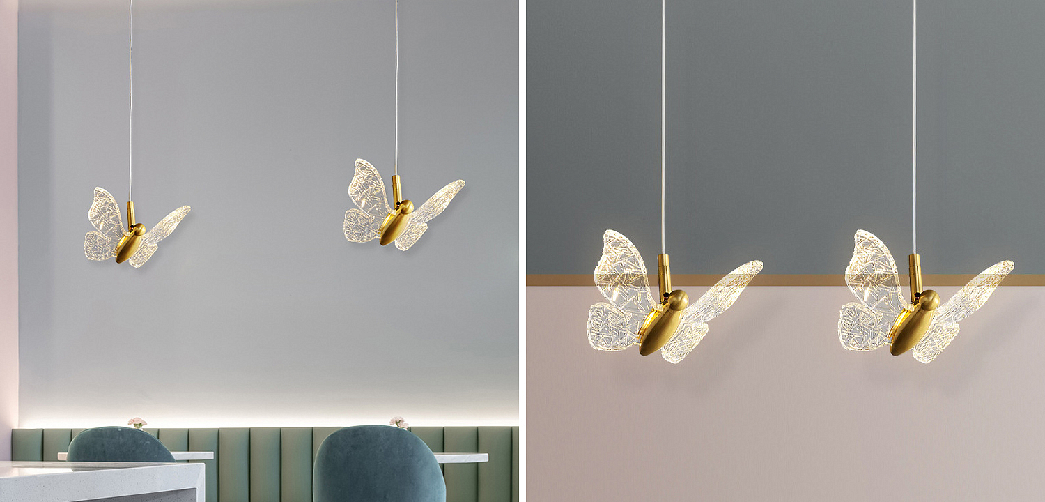 Butterfly Pendant Lamp H Butterfly Pendant Lamp H - Loft-Concept в Костроме
