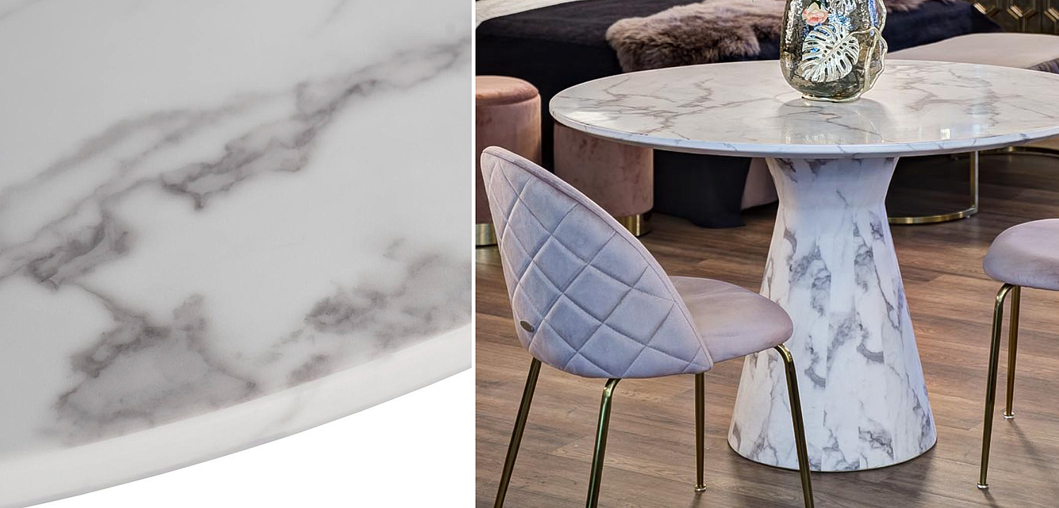 Обеденный стол Adongo White Обеденный стол Adongo White - Loft-Concept в Костроме