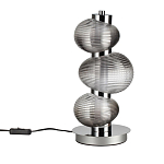 Настольная лампа с 3-мя рифлеными стеклянными шарами Marcelh Light варинант исполнения - 5 | Loft Concept в Костроме