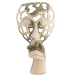 Маска ручной работы деревянная резная Beauty Mask варинант исполнения - 1 | Loft Concept в Костроме