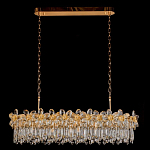 Люстра с декоративными элементами в виде крупных хрустальных цветов Palace Gardens варинант исполнения - 2 | Loft Concept в Костроме