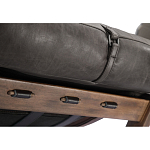 Кресло Duncan винтажная черная кожа варинант исполнения - 4 | Loft Concept в Костроме