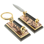 Настольный письменный набор из яшмы Manager Organizer варинант исполнения - 9 | Loft Concept в Костроме