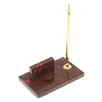 Подставка для телефона с ручкой из натурального камня креноид Natural Stone Stand варинант исполнения - 1 | Loft Concept в Костроме