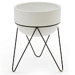 Кашпо Elevated Planters Luna 54 белое варинант исполнения - 1 | Loft Concept в Костроме