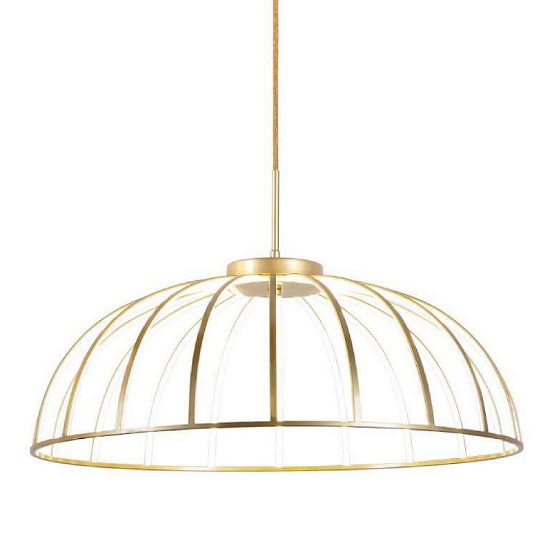 Подвесной светильник Brass Modern FRITURE VERTIGO PENDANT  Матовая латунь Белый в Костроме | Loft Concept 