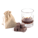 Камни для охлаждения виски из красного лемезита Natural Stone Cube варинант исполнения - 6 | Loft Concept в Костроме