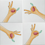 Плитка дизайнерская с рисунком Лимон варинант исполнения - 1 | Loft Concept в Костроме