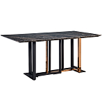 Стол обеденный со стальными ножками оригинальной формы Gourmet Meal варинант исполнения - 1 | Loft Concept в Костроме