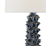 Настольная лампа с корпусом из цветков колокольчика Cascade of Blue Flowers варинант исполнения - 1 | Loft Concept в Костроме