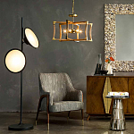 Торшер черный с 2-мя большими лампами Black Diffusers варинант исполнения - 3 | Loft Concept в Костроме