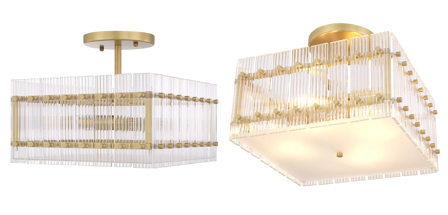 Потолочный светильник Eichholtz Ceiling Lamp Ruby Square Потолочный светильник Eichholtz Ceiling Lamp Ruby Square - Loft-Concept в Костроме