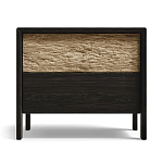 Тумба 2 ящика с подсветкой на рельефном фасаде Warm Industrial варинант исполнения - 1 | Loft Concept в Костроме