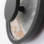 Бра круглое светодиодное с черной рамкой Stone Circle варинант исполнения - 3 | Loft Concept в Костроме