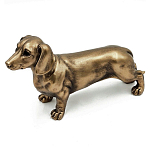 Статуэтка такса с реалистичными деталями и гладкой поверхностью Dachshund Style варинант исполнения - 1 | Loft Concept в Костроме