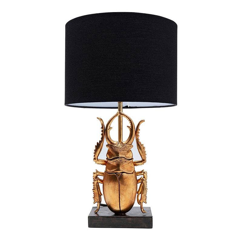 Настольная лампа Золотой жук Черный Золотой в Костроме | Loft Concept 