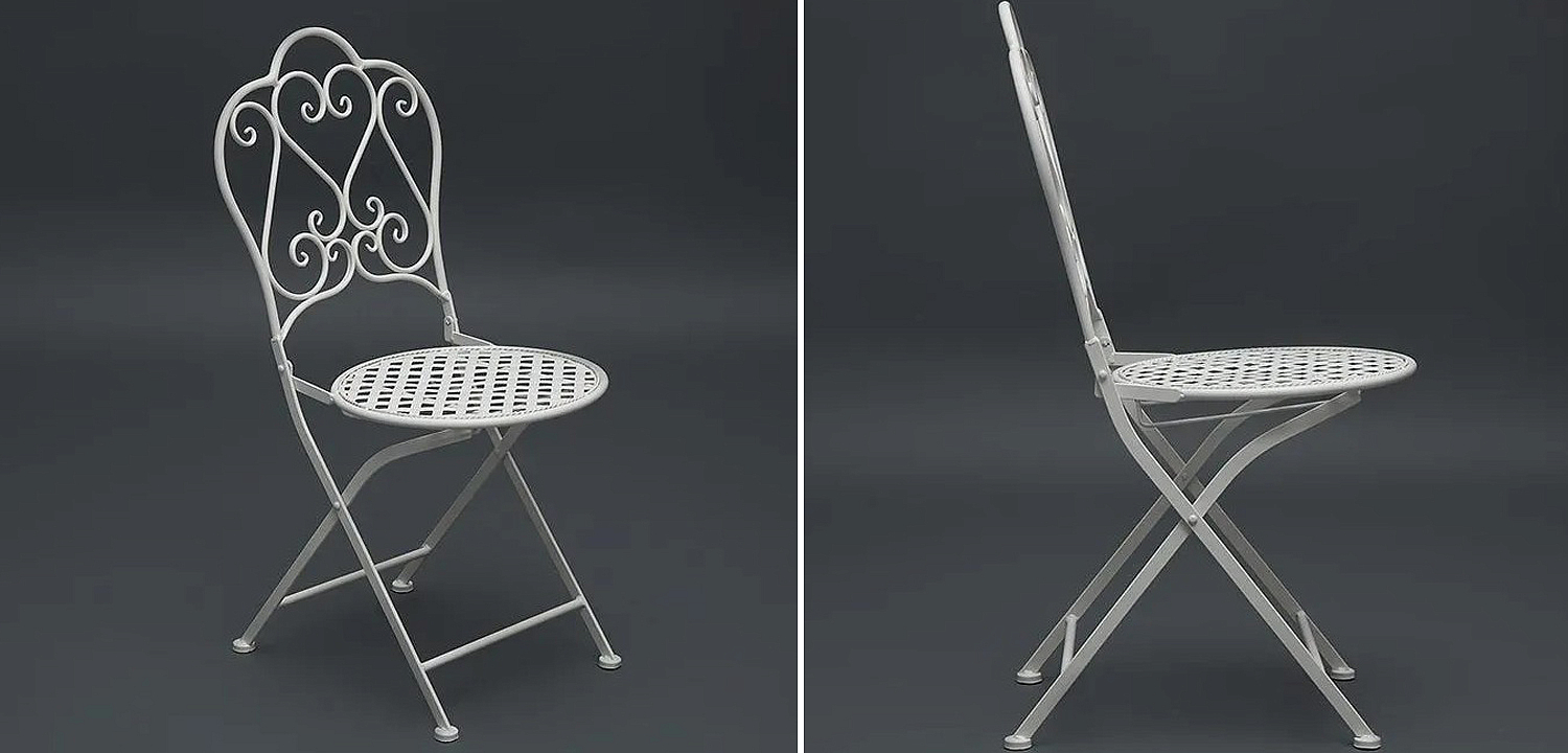 Стул Forged Patterns Love White Стул Forged Patterns Love White - Loft-Concept в Костроме