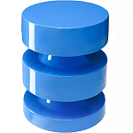 Столик приставной фигурный синий Curly Blue Table варинант исполнения - 1 | Loft Concept в Костроме