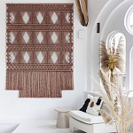 Панно Макраме коричневый цвет  варинант исполнения - 2 | Loft Concept в Костроме
