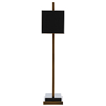 Настольная лампа прямоугольная с черным абажуром Strictness of Forms варинант исполнения - 3 | Loft Concept в Костроме